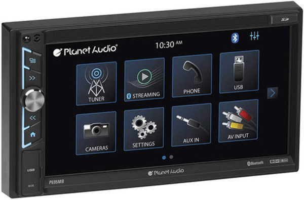 P695MB Planet Audio 6.95 Inch Digital Bluetooth Touchscreen Media Receiver