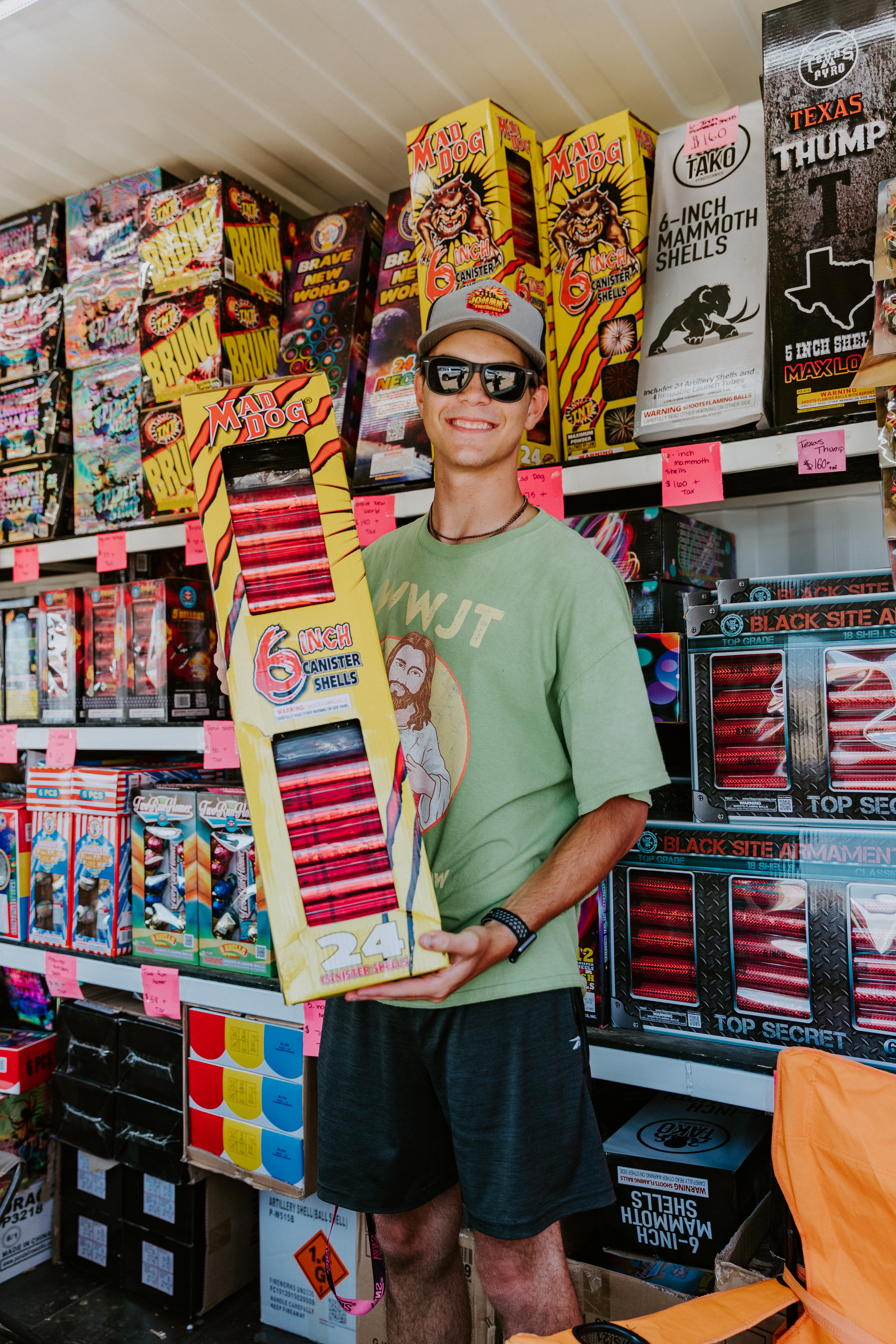 Johnny Fireworks products and displays