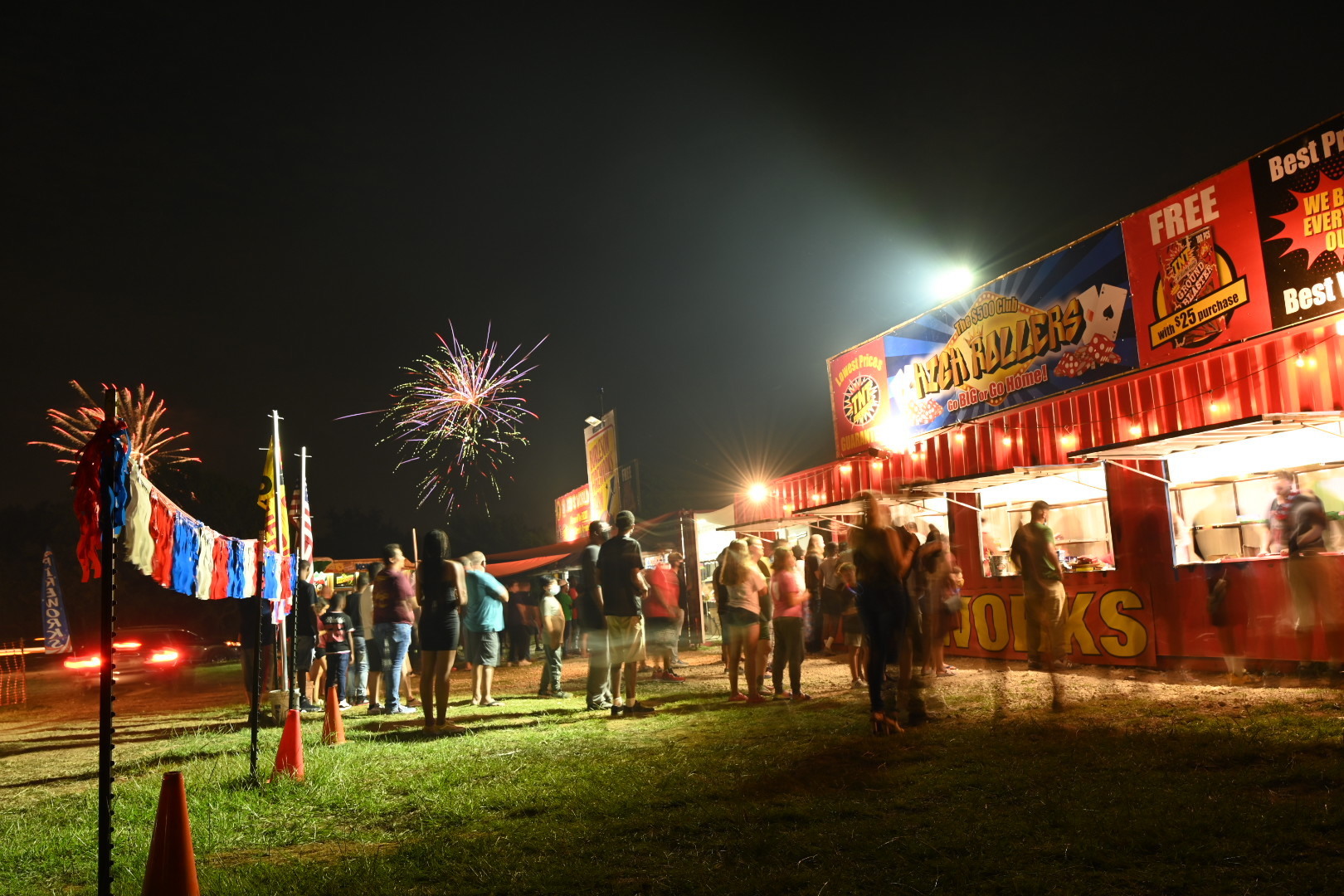 Johnny Fireworks customer celebration fireworks display