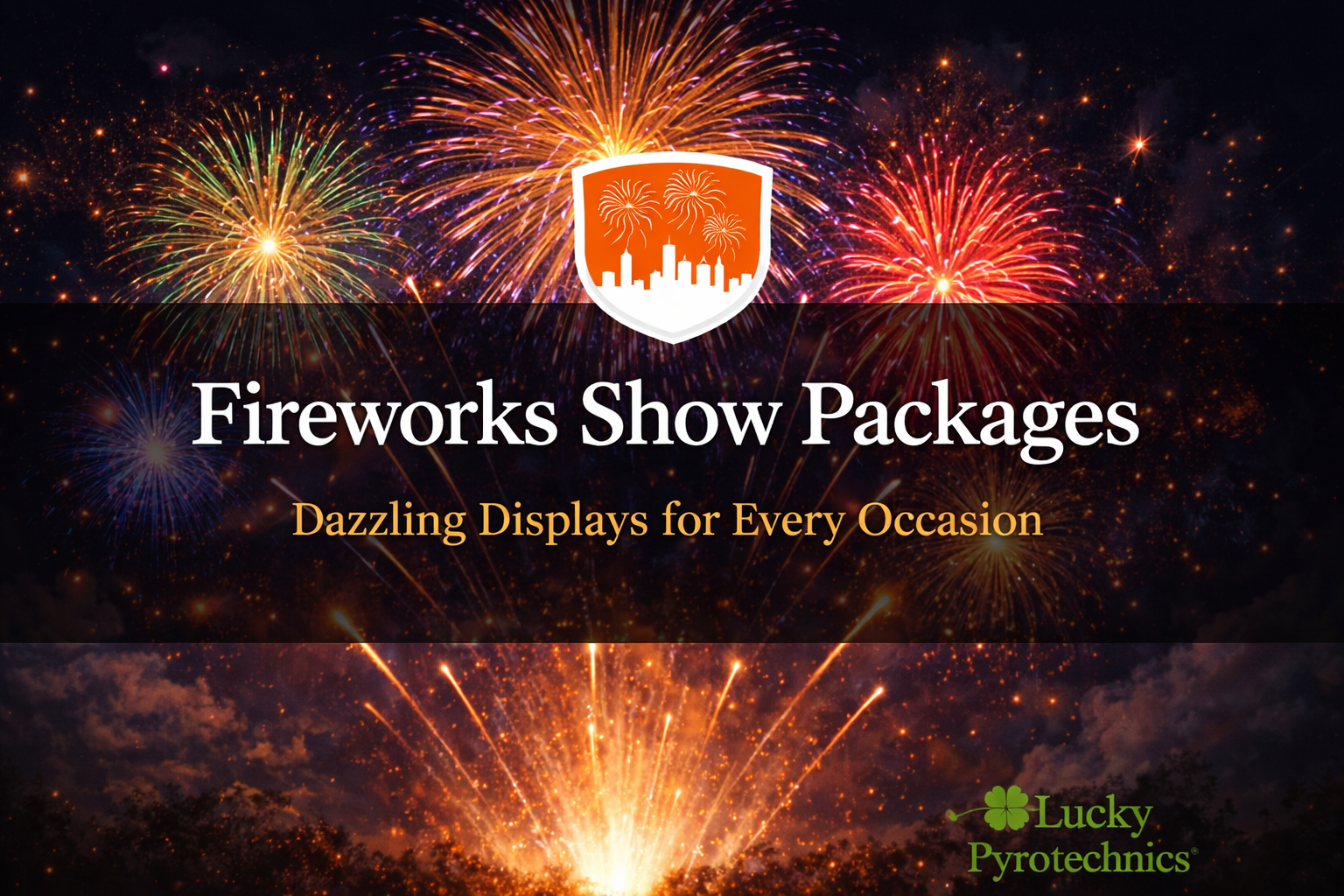 Fireworks packages by Lucky Pyrotechnics