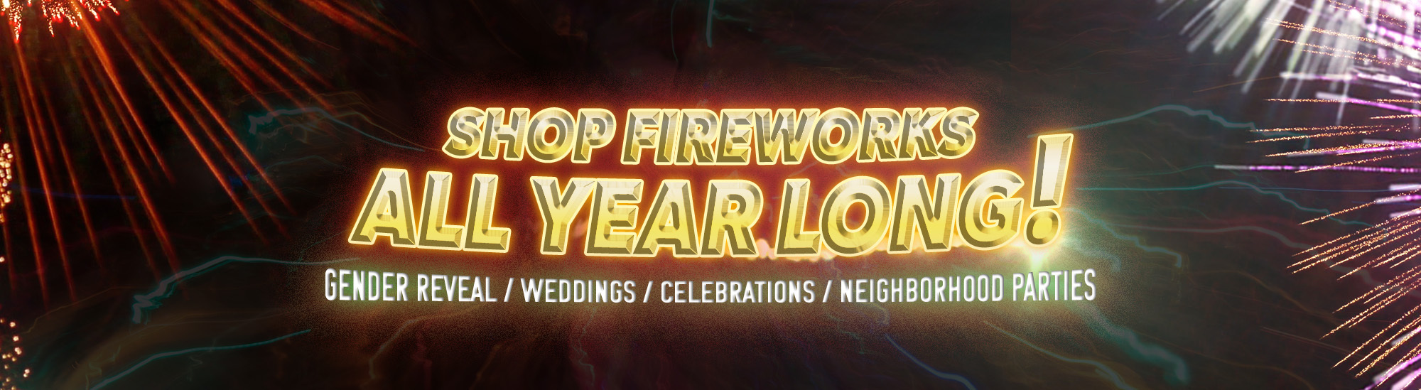 Johnny Fireworks promotional banner