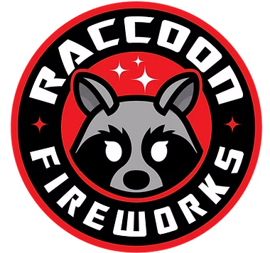 Raccoon Fireworks Brand Logo