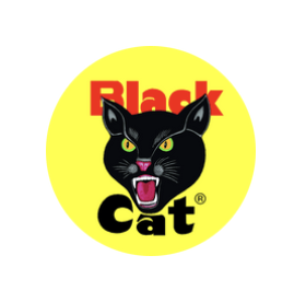 Black Cat Fireworks Brand Logo