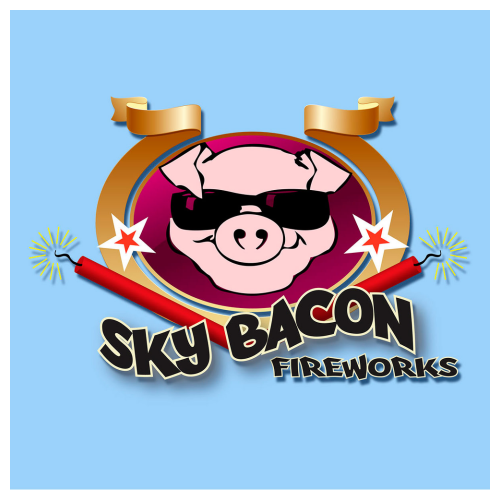 Sky Bacon Fireworks Brand Logo