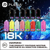  Plena 18K Disposable Vape 5% Nic 