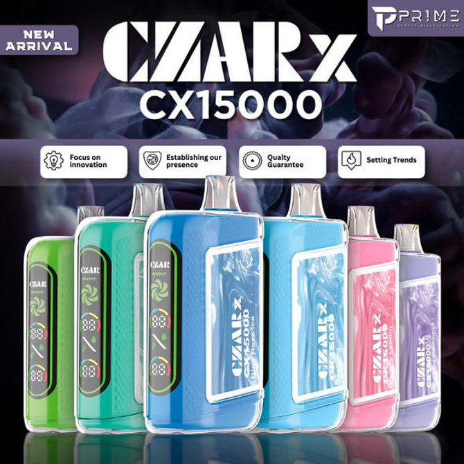  CZARx CX15000 Disposable Vape 5% Nic 