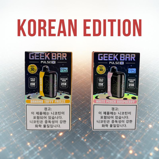  Geek Bar Pulse X 25000 Disposable Vape (Korean Edition) 