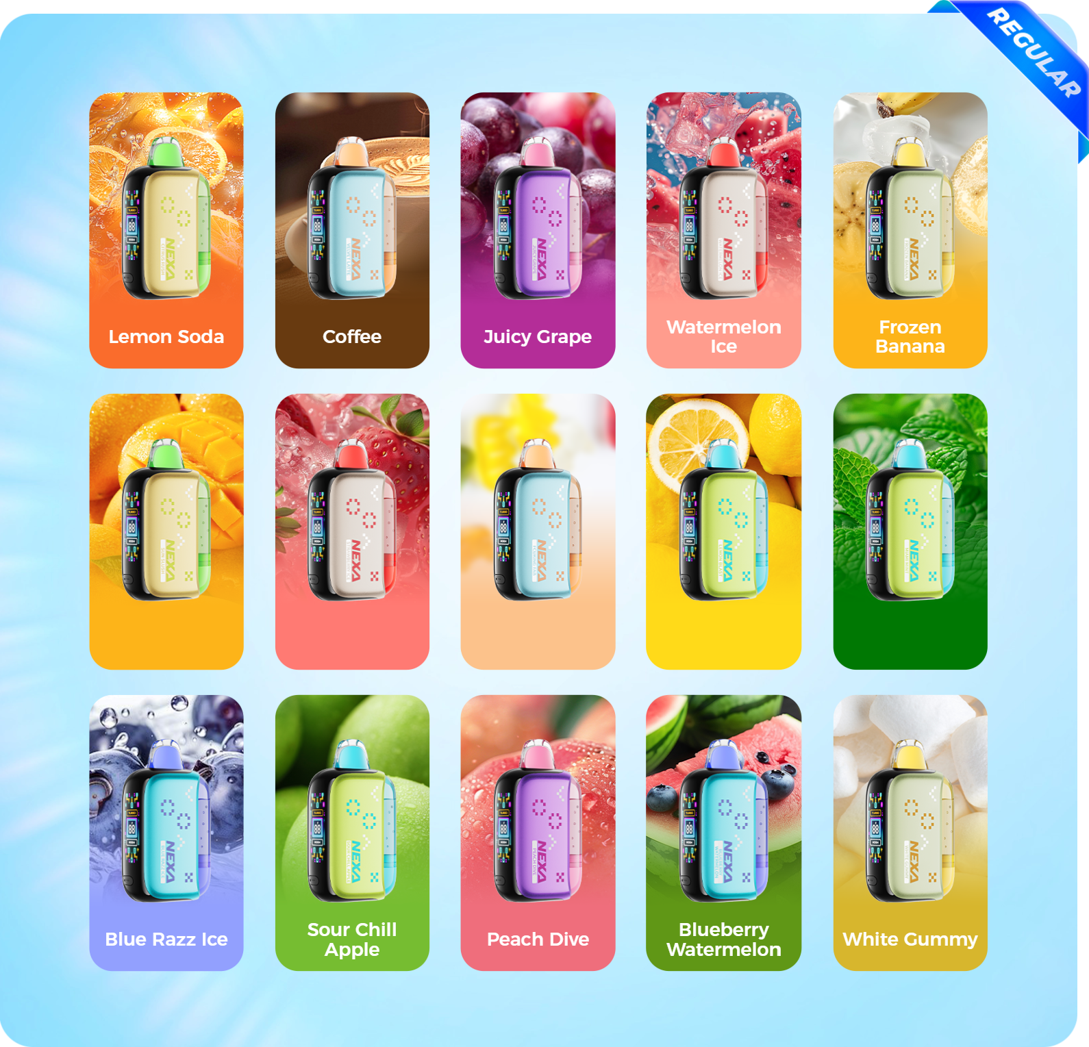 nexa pix 35k disposable regular flavors