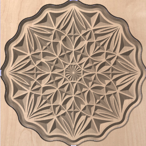 WALL ART - Nucleus (Wood CNC)