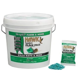 Hawk Rat Bait 86 X 1.5oz Place Packs (Bromadiolone)