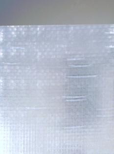 POLY-PLUS CURTAIN 5.3OZ DOUBLE HEM 84″ MATERIAL 78″ FINISHED 12X12 WEAVE 600′ ROLL