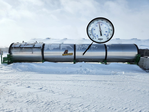 Omnivore 6ft x 40ft In -15°C (5°F) weather, with 53°C (126°F) inside!!!