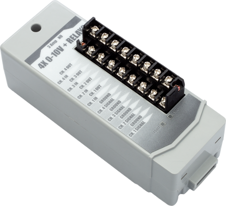 4X 0-10V Output with 3A Relay Card