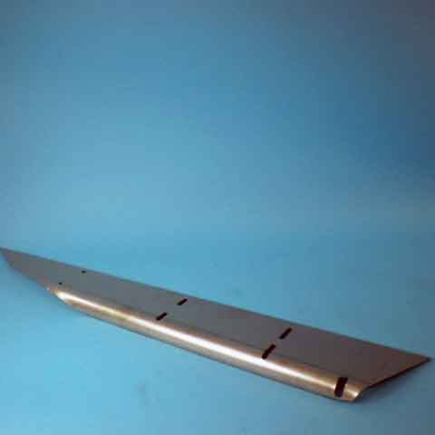 Left Hand Scraper Blade with Holes 31.25