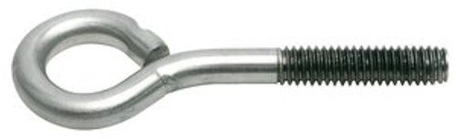 ZINC PLATED TURNED EYE BOLT #10-24 X 2"