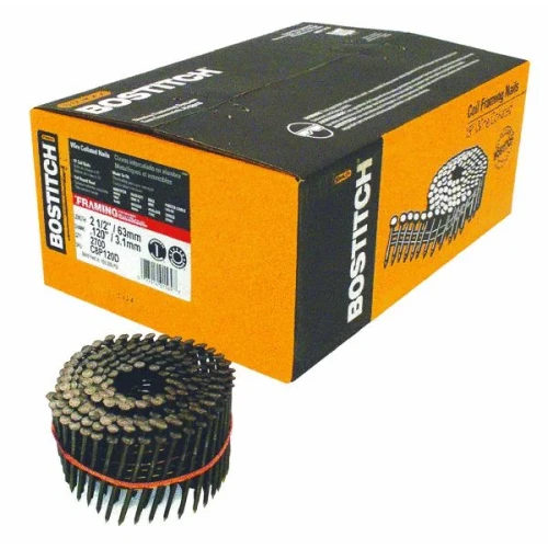 Coil Nail 2-1/2 Galvanized Rs Bostitch 3,600/Box