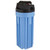 BLUE CANISTER FILTER HOUSING WITH SHUTOFF 3/4" INLET/OUTLET