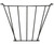 Wall Hay Rack, Solid Steel, Gray, Powder-Coated