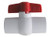 PVC BALL VALVE 1.25" SLIP 250PSI