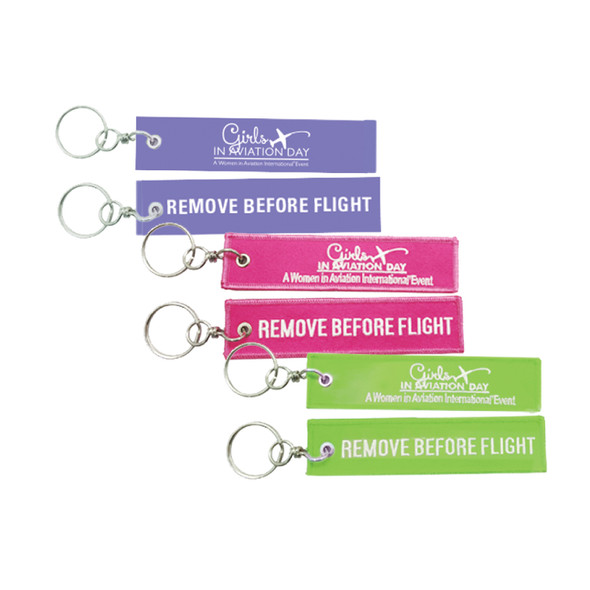 "GIAD/Remove Before Flight"  Embroidered Keychain
