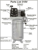 BelAire Air Compressor Parts