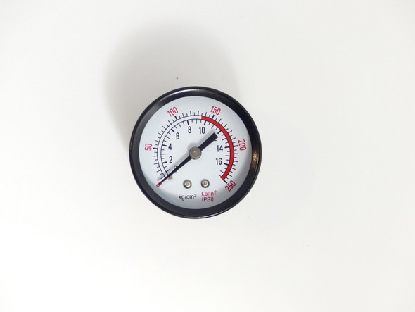 GAUGE 2.0 OIL FILLED 135 PSI RED LINE #059F29