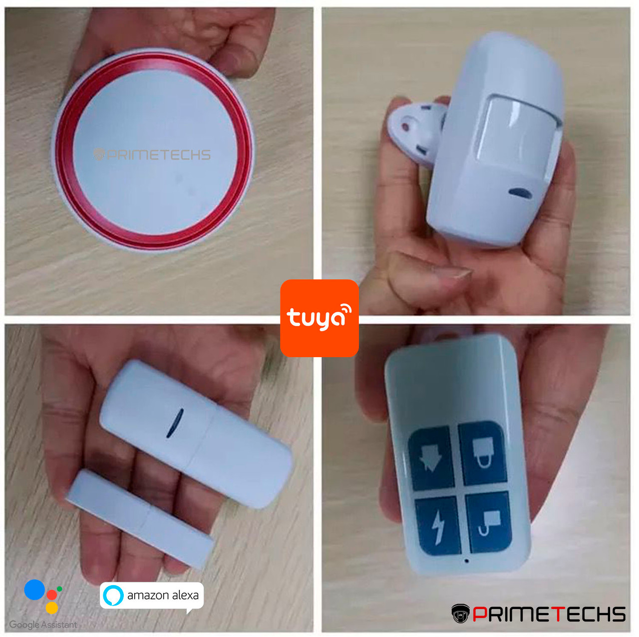 Sensor magnético PRIMETECHS para puerta o ventana con notificación a  aplicación celular Tuya