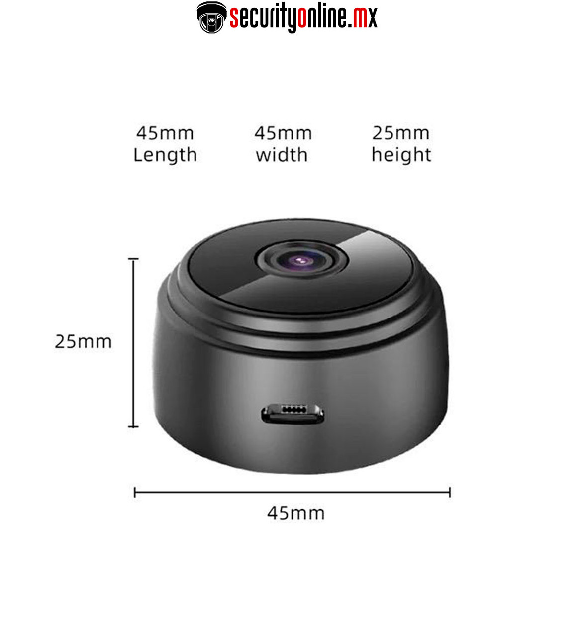 GENERICO Mini cámara espia 1080p a9 wifi + memoria 32 gigas