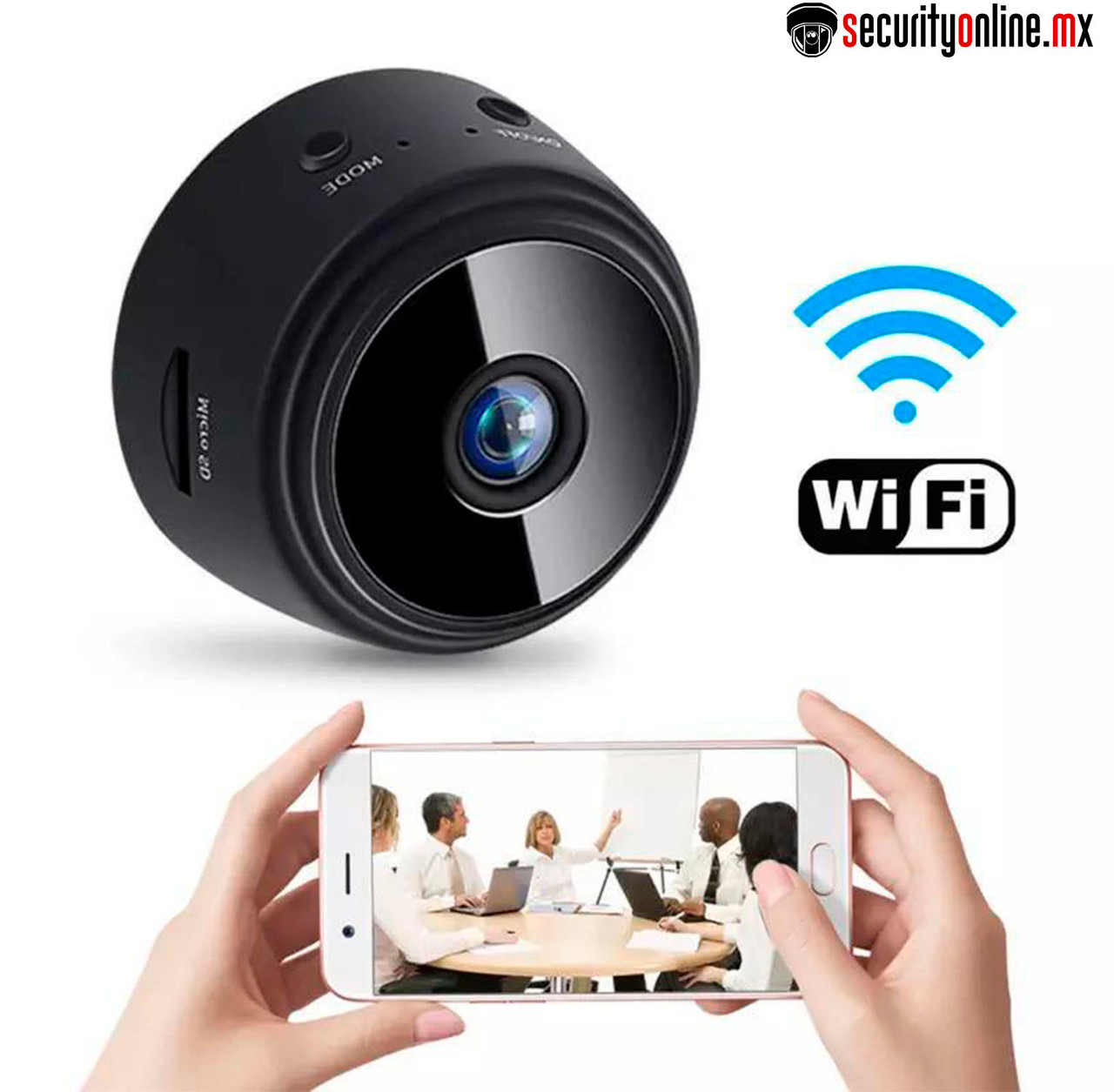 Camara Mini Espia Ip Wifi Monitoreo En Tiempo Real Microfono A9 –  TecnoHogarJS