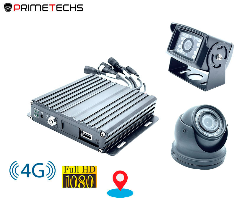 Kit DVR móvil 4G 2 megapixeles auto o camión/1080P 4 Canales HD