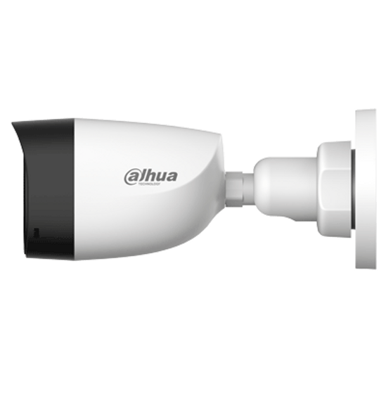 DAHUA HAC-HFW1200CLN-IL-A - Cámara Bullet de 2 Megapixeles/ Iluminación Dual Inteligente + FullColor/ Lente de 2.8mm/ 102 Grados de Apertura/ 20 Metros de IR y Luz Visible/ Micrófono Integrado/ IP67