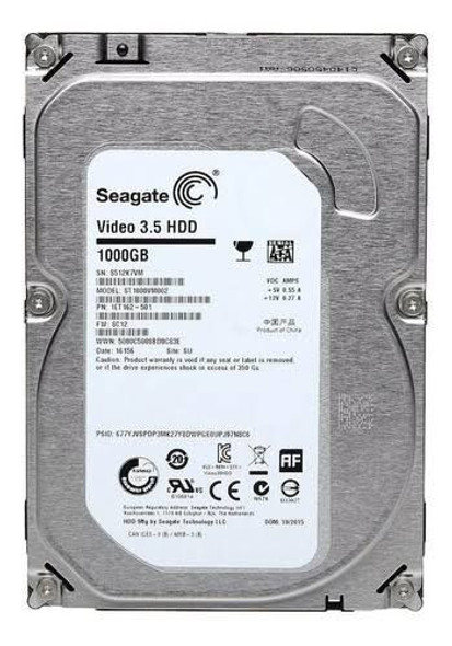 Disco Duro 1 TB para Videovigilancia Seagate de Uso PULL HD 3.5''