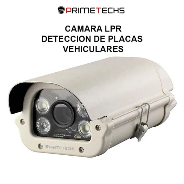 PRIMETECHS Cámara LPR para visualización de placas automotrices