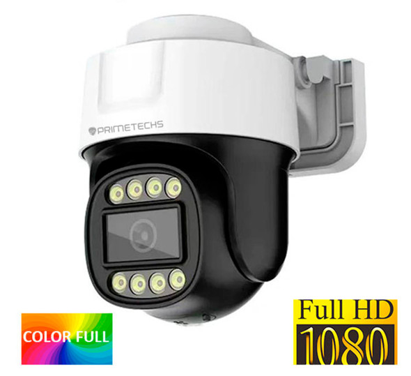 PTZ análoga FULL COLOR para dvr 2 Megapixeles Full HD , plug and play Primetechs, compatible con cualquier DVR Análogo de cualquier marca, incluido Dahua y Hikvision