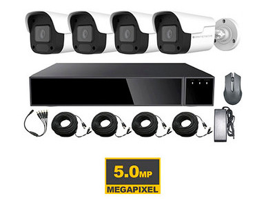 PS-DK5MC4B1PWA KIT PRIMETECHS 5 MPX CON 4 CÁM ANALOG FULLCOLOR Y 3 IP´S. CON 4 CAM PVC ALTO IMPACTO IP66/ 5 MPX/MICRO Y LENTE 2.8 MM, DVR CON SIST DE ALARMAS, GRABA 5 MPX REALES, IA DETECCIÓN DE PERSONAS Y NOTIFICA LOCAL Y CEL,  GRABA EN NUBE