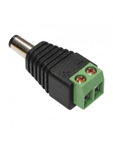 Conector RCA hembra / Para microfono / Bloque para atornillar positivo y  negativo