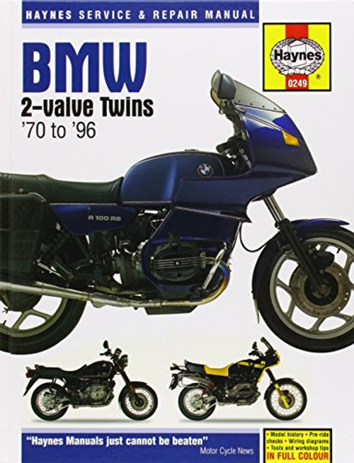 Haynes BMW Twins Motorcycles Owners Workshop Manual/1970-1996