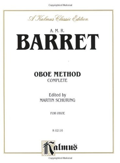 Oboe Method (Complete) (Kalmus Edition)