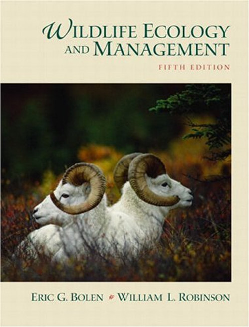 Wildlife Ecology and Management (5th Edition)