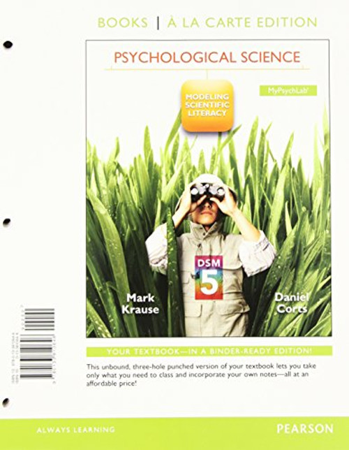 Psychological Science with DSM5 Updates, Books a la Carte Edition