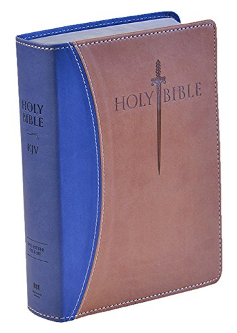 KJV Sword Study Bible/Giant Print-Blue/Tan Ultrasoft