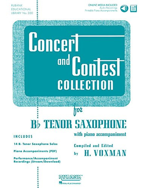 Concert and Contest Collection for Bb Tenor Sax - Book/CD Pack