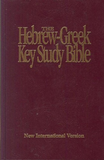 The Hebrew-Greek Key Study Bible/New International Version/Genuine Burgundy Leather