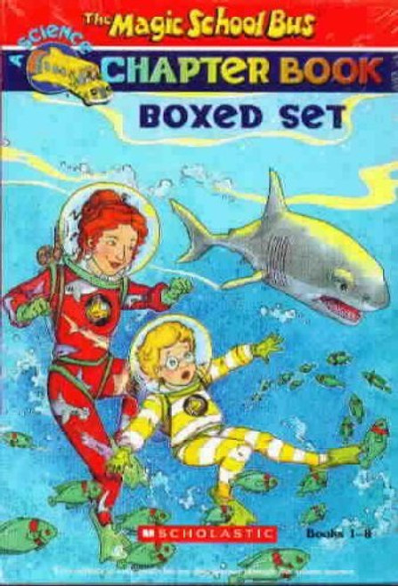 The Magic School Bus Chapter Book Boxed Set, Books 1-8: Penguin Puzzle, The Great Shark Escape, The Giant Germ, Twister Trouble, Space Explorers, The Wild Whale Watch, The Search for the Missing Bones, and The Truth About Bats