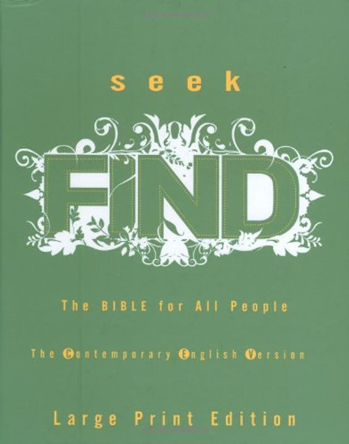 Seek Find: the Bible for All People (Contemporary English Version),