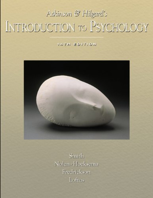 Atkinson and Hilgards Introduction to Psychology (with Lecture Notes and InfoTrac)
