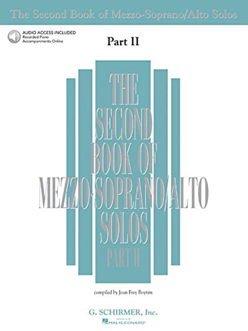 The Second Book of Mezzo-Soprano Solos Part II: Book/Online Audio