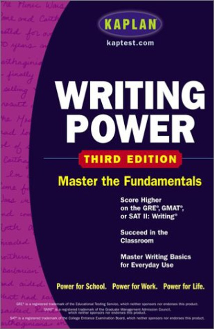 Kaplan Writing Power: Score Higher on the SAT, GRE, and Other Standardized Tests