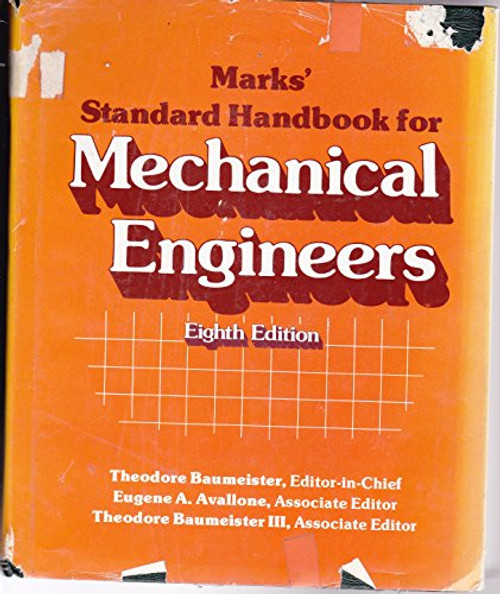 Marks' Standard Handbook for Mechanical Engineers, 8th Edition