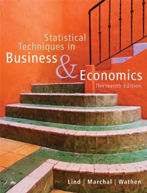 Statistical Techniques in Business and Economics with Student CD